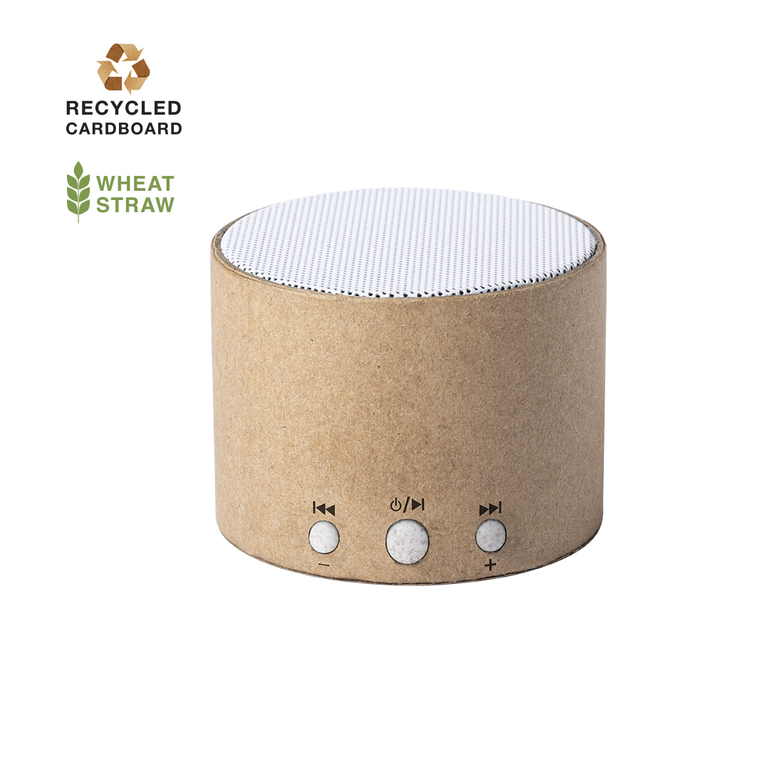 Altavoz Bluetooth ECO de Cartón Reciclado/Caña de Trigo/ABS